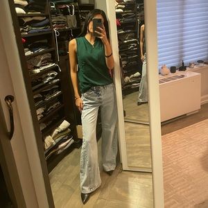 amazon green sweater vest